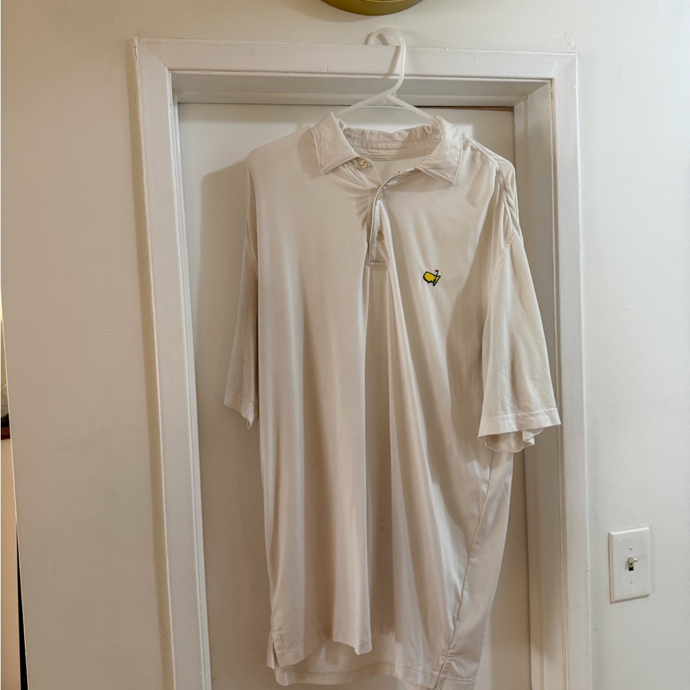 Masters Tech Cream Polo Shirt